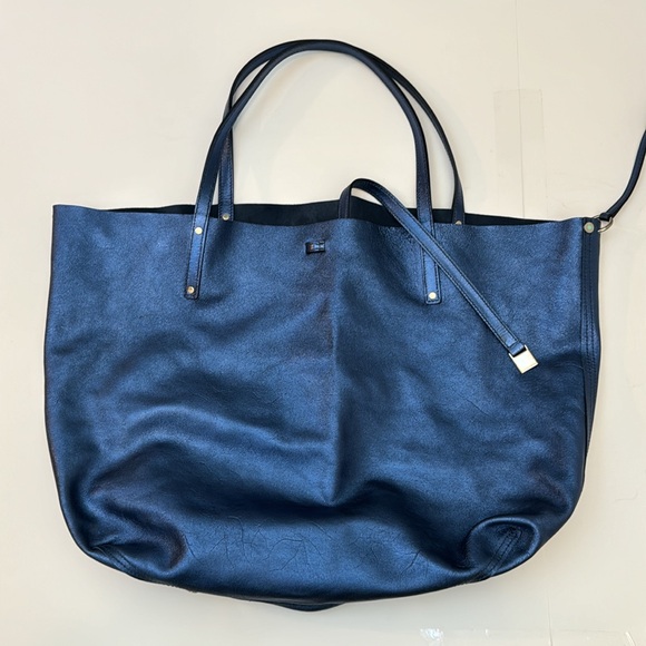 Tiffany & Co Suede Leather Reversible Tote Bag - Picture 10 of 12